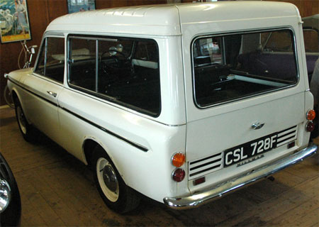 White 1967 Hillman Husky