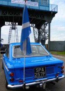 Photo of Chamois Coupe sporting Scottish Flag